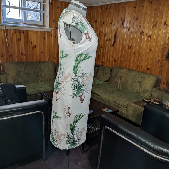 NWT Floral Business Sheath Dress Size 10 - Picture 4 of 5